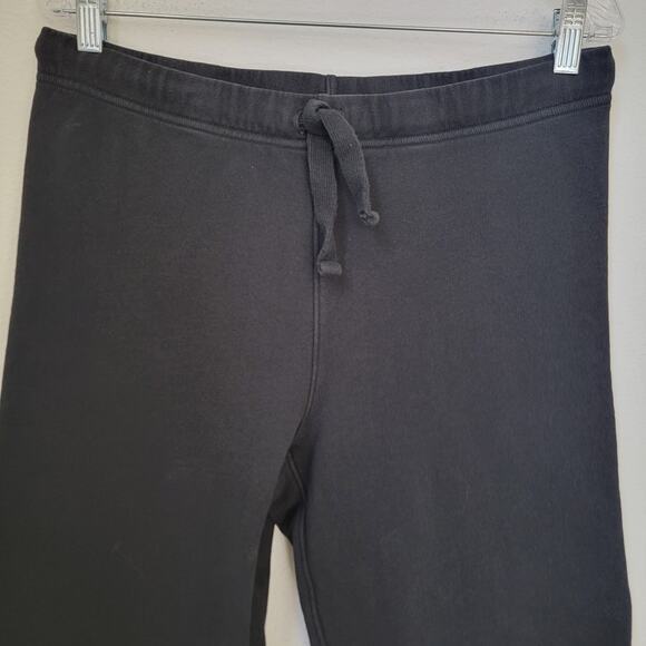 Frank & Eileen CATHERINE Triple Fleece Sweatpant Black Medium Drawstring Pull On - Picture 8 of 14